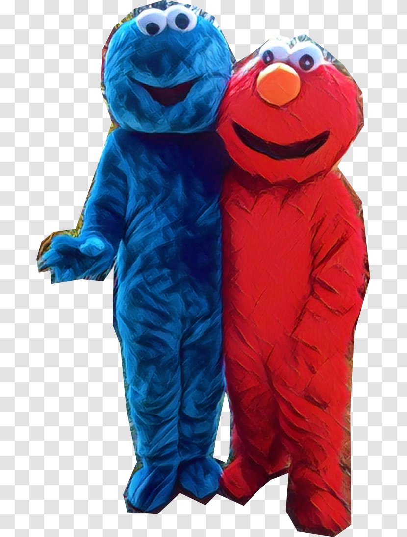 Mascot Costume Electric Blue - Elmo Transparent PNG
