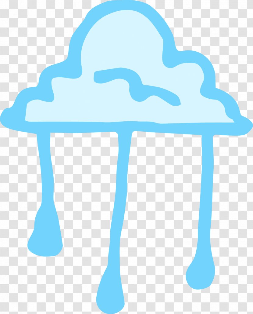 Weather Clip Art - Rain - Hand-painted Transparent PNG