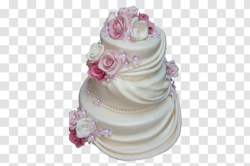 Wedding Cake Torte Frosting & Icing Sugar - Erdding Design Element Transparent PNG