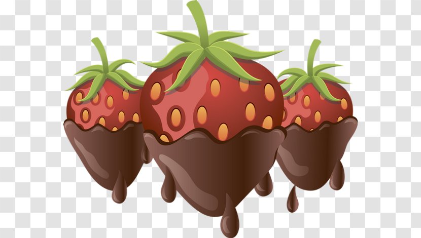 Strawberry Cordial Chocolate-covered Fruit White Chocolate - Drawing - Strawberries Transparent PNG