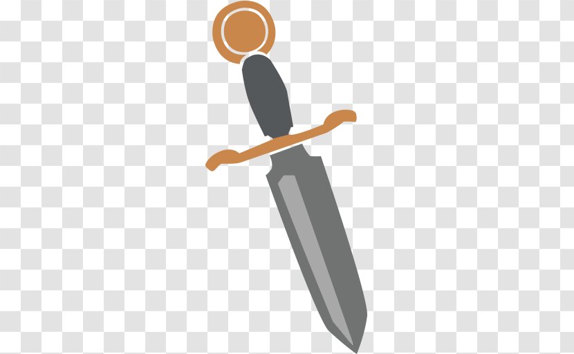 Emoji Sword Dagger Weapon Knife - Hunting Survival Knives Transparent PNG