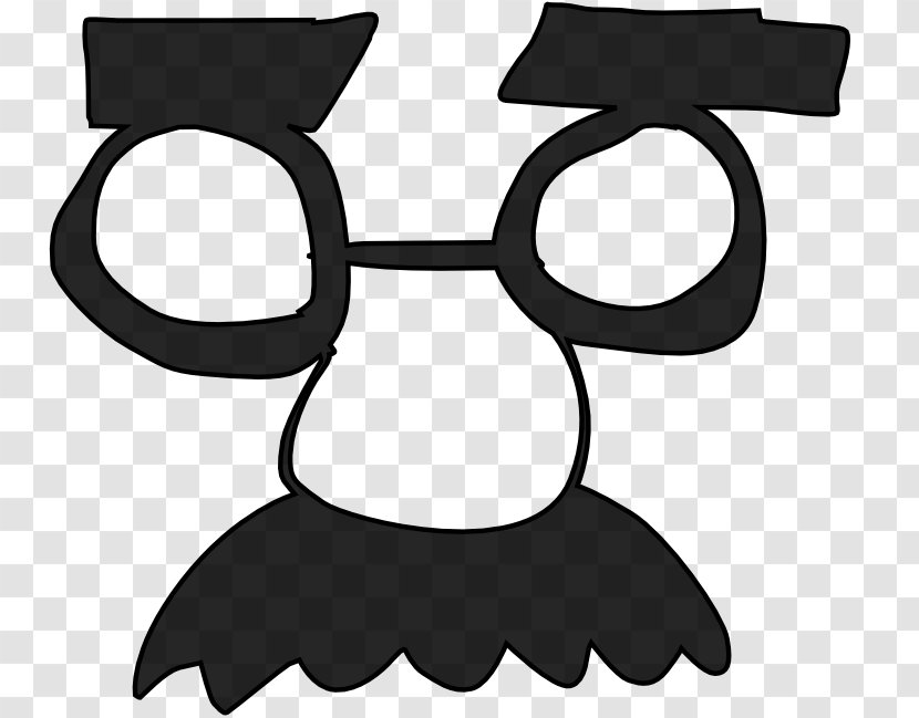 Disguise Costume Party Mask - Line Art Transparent PNG