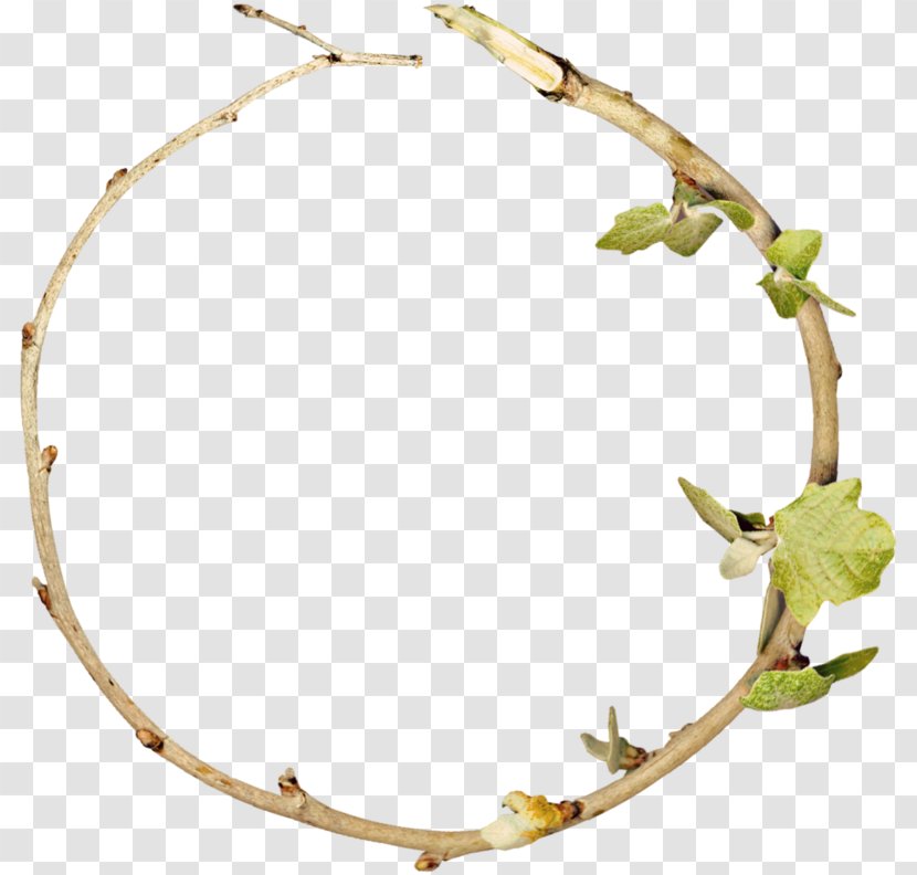 Leaf Branch - Vine - Jewellery Headband Transparent PNG