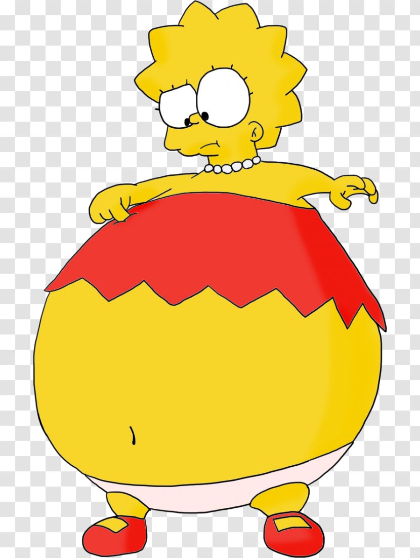 Lisa Simpson Marge Bart Homer Bloating Transparent PNG
