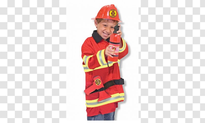 Melissa & Doug Toy Costume Child Fire Chief Transparent PNG