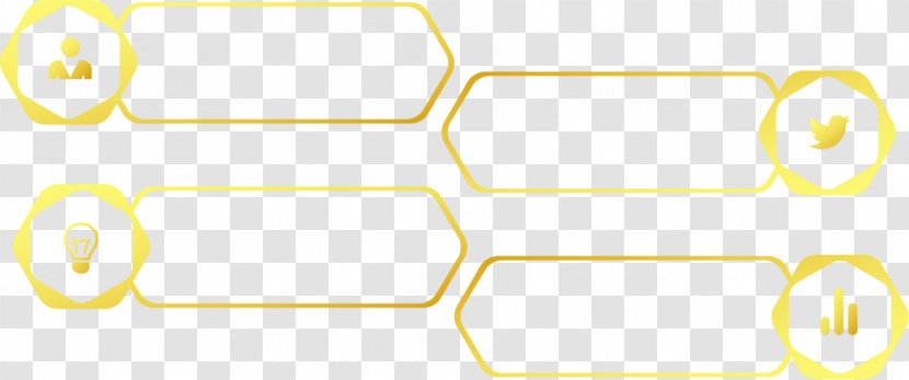 Graphic Design Brand Material Pattern - Yellow - Illustrating Column Transparent PNG