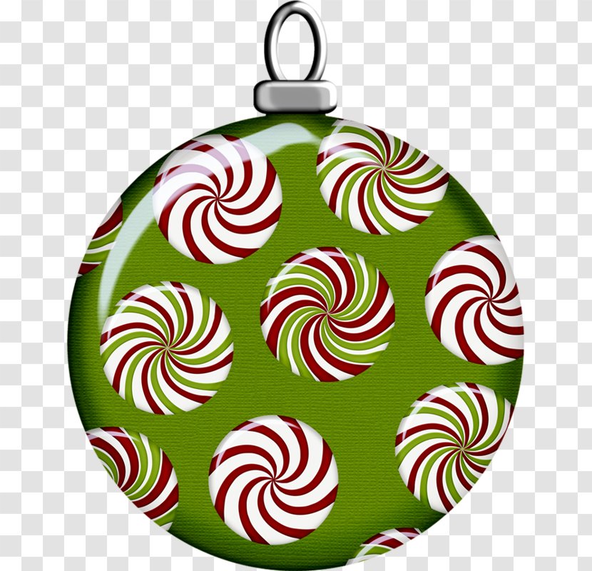 Christmas Ornament Spiral Pattern Transparent PNG