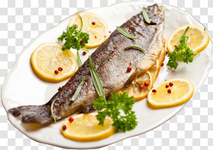 Shashlik Rainbow Trout Recipe Dish - Fried Fish Transparent PNG