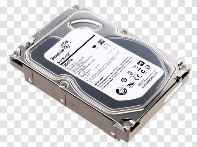 Hard Drives Serial ATA ST3000DM001 Seagate Technology Terabyte - Computer Transparent PNG