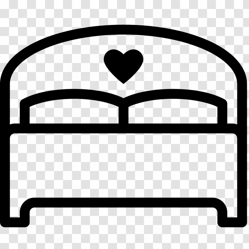 Bed Size Room Headboard - Black And White - Double Transparent PNG