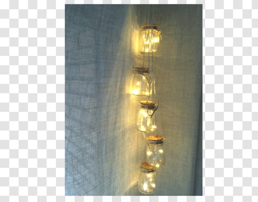 Light Sconce Glass Mason Jar Bote - Brass Transparent PNG