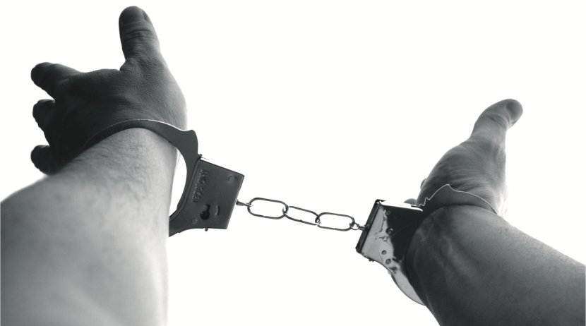 United States Cybercrime Criminal Law Sentence - Charge - Handcuffs Transparent PNG