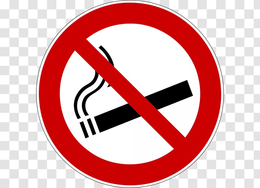Smoking Ban Sign - Royaltyfree Transparent PNG