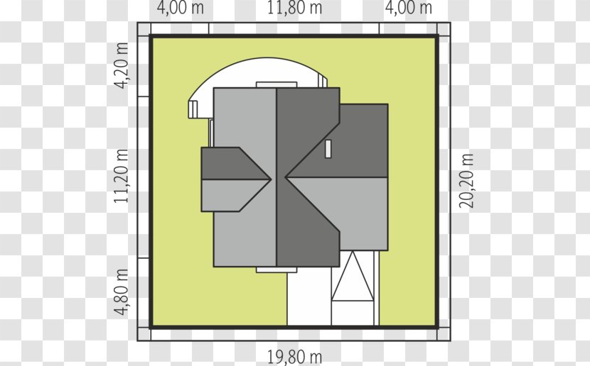 House Plan Roof Architecture - Garage Transparent PNG