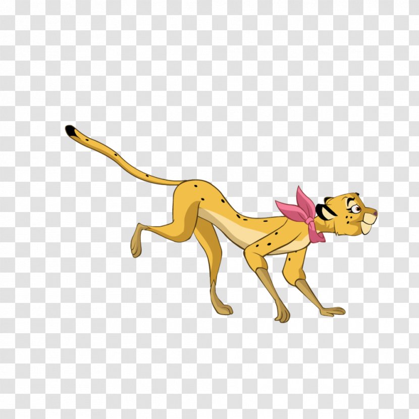 Lion Cheetah Education Stretching - Tail Transparent PNG