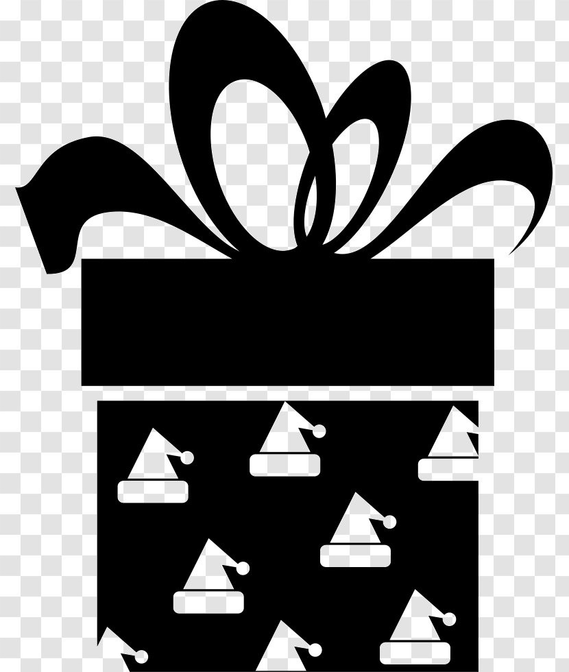 Gift Box Christmas - Monochrome Photography Transparent PNG