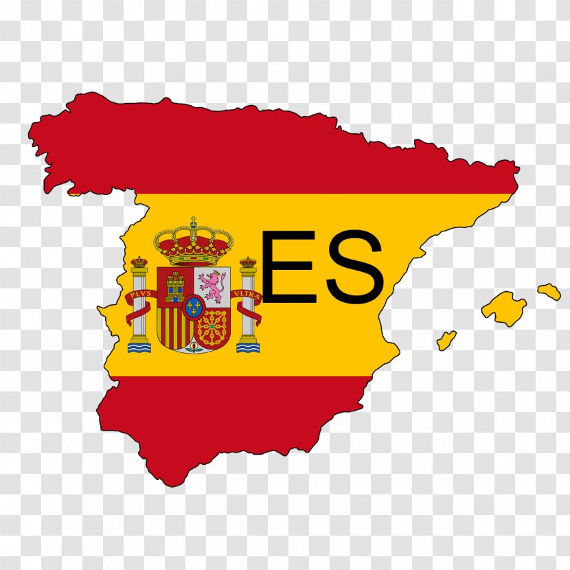 Flag Of Spain Map Stock Photography Transparent PNG