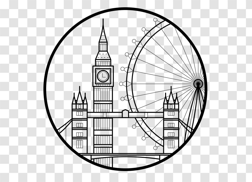 London Eye Drawing Photographer - Area Transparent PNG