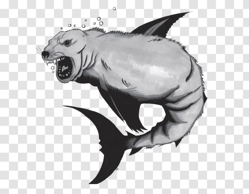 Tiger Shark Dungeons & Dragons Pathfinder Roleplaying Game Bunyip Role-playing - Art Transparent PNG