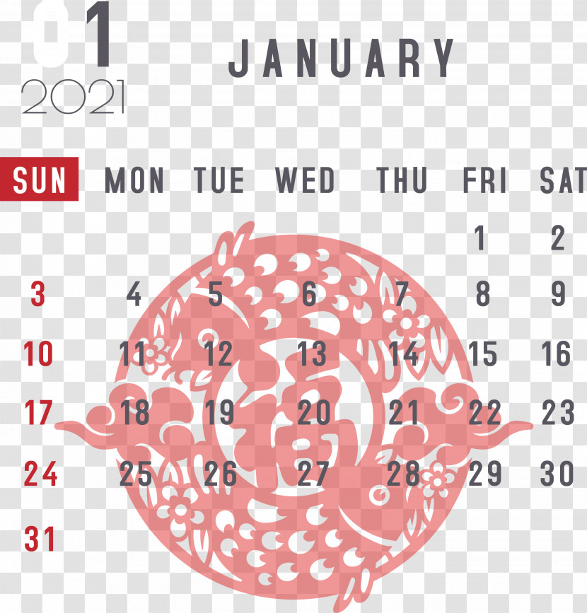 January January 2021 Printable Calendars January Calendar Transparent PNG