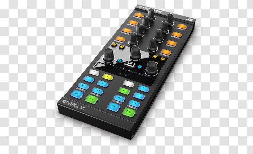 Native Instruments Traktor Kontrol X1 DJ Controller Disc Jockey MIDI Controllers - Electronic Instrument - Niñas Transparent PNG