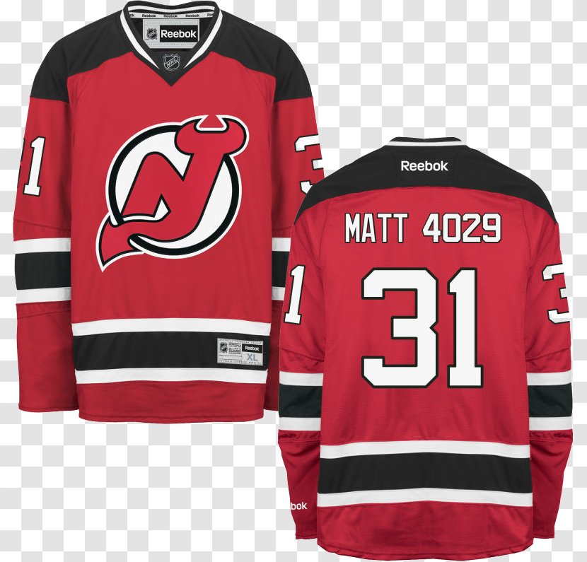 New Jersey Devils National Hockey League NHL Uniform Reebok - Outerwear Transparent PNG