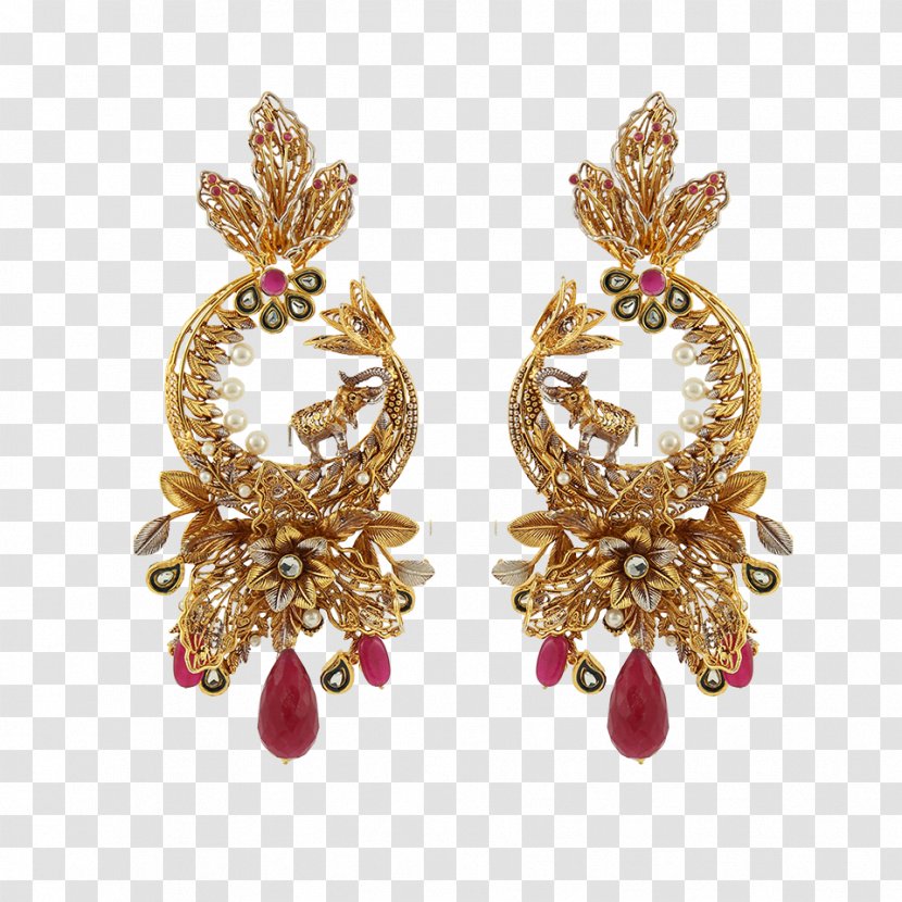 Earring Jewellery TAD Accessories Jewelry Design Gemstone - Gold Transparent PNG