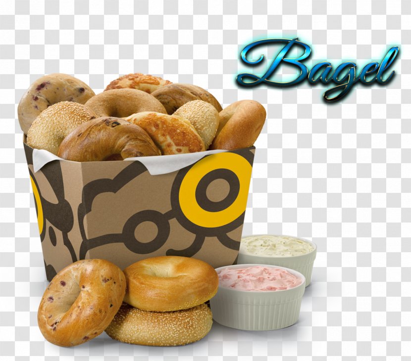 Montreal-style Bagel Biscuits Bakery Lox - Cream Cheese Transparent PNG