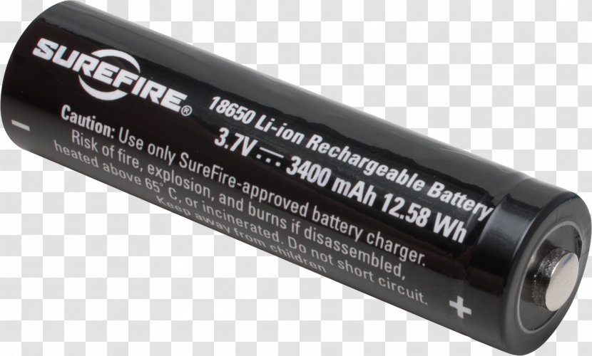 Electric Battery Charger Lithium-ion SureFire Rechargeable - Surefire Transparent PNG