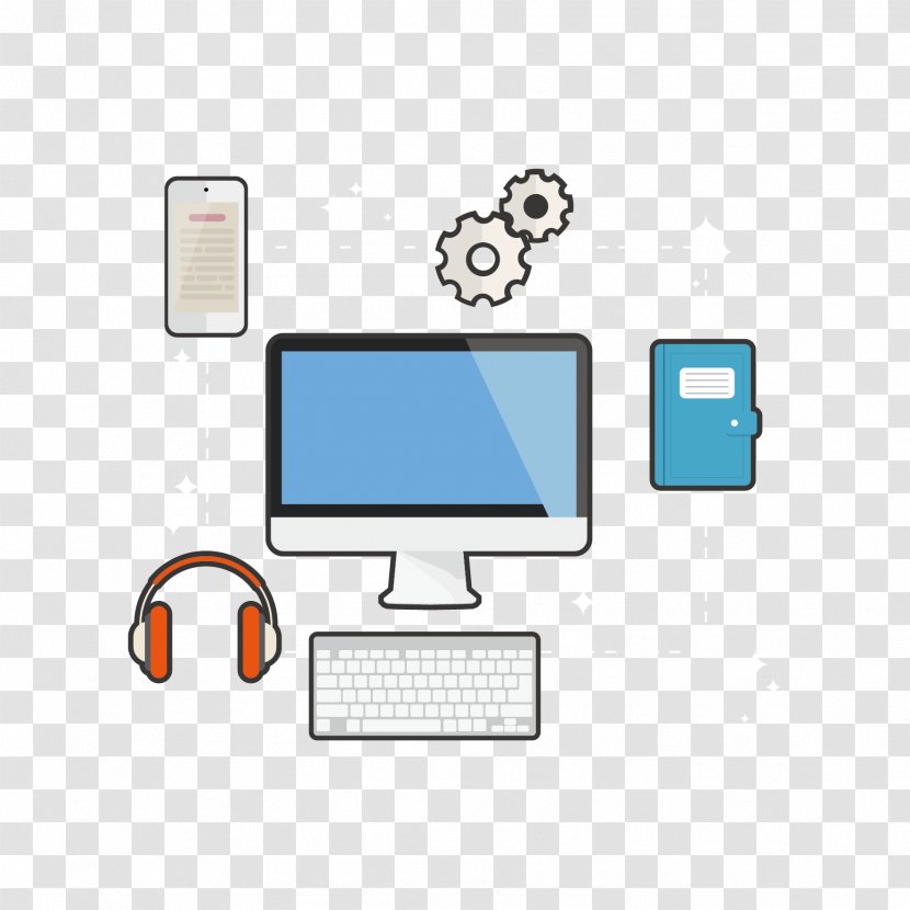 Computer Output Device Download - Media - Vector Office Material Transparent PNG