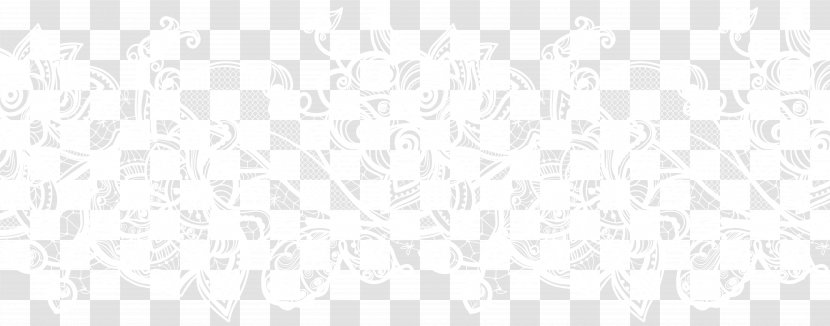 Black And White Pattern - Decorative Lace Clip Art Image Transparent PNG