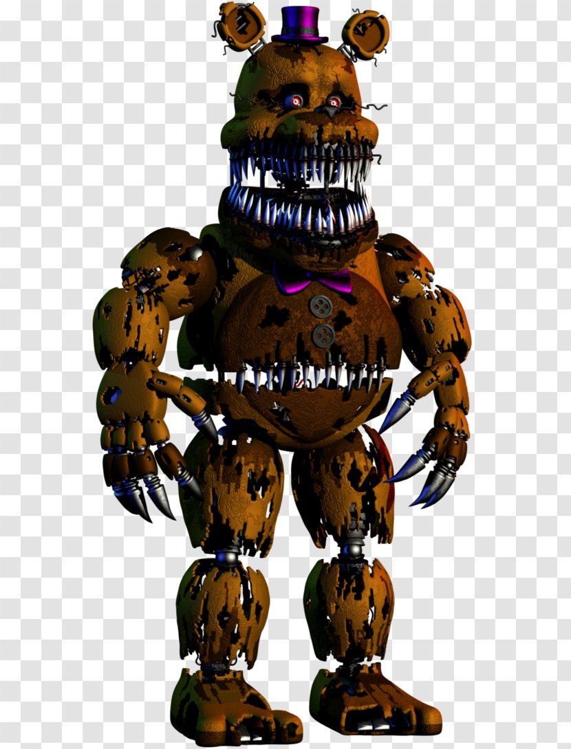 Five Nights At Freddy's 4 3 2 FNaF World - Animatronics - Minecraft Transparent PNG