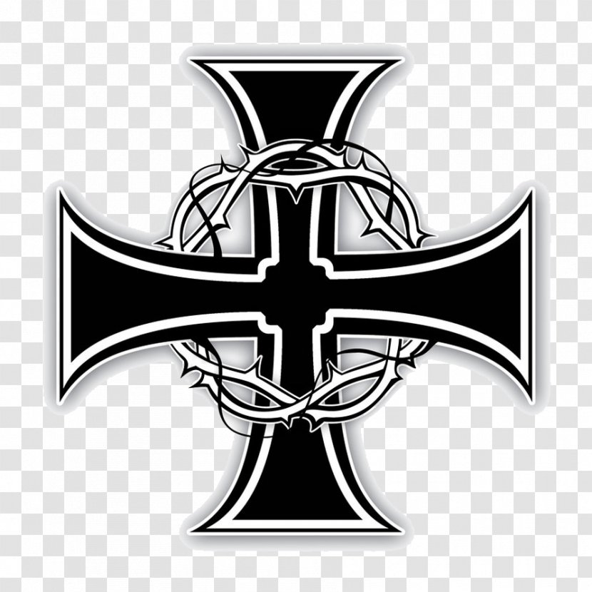 High Cross Knights Templar Seal Christian Tattoo - Symbol Transparent PNG