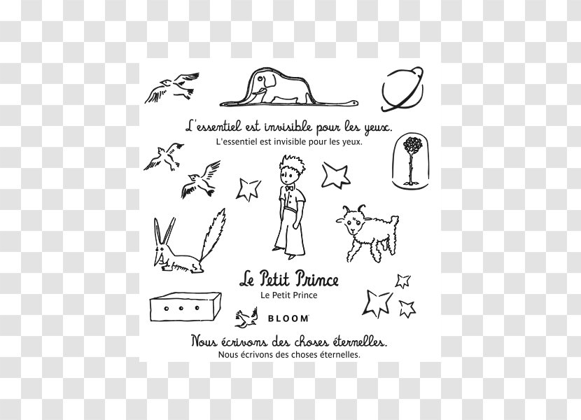 The Little Prince Tattoo Ink Coloring Book - Tree - Le Petit Transparent PNG