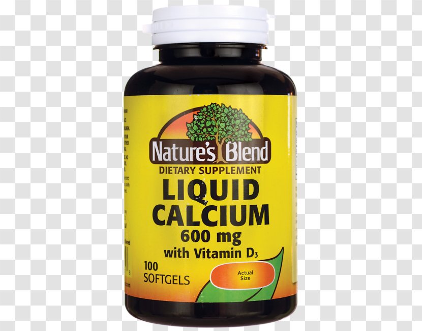 Dietary Supplement Vitamin D Coral Calcium Swanson Health Products - Turmeric Starch Transparent PNG