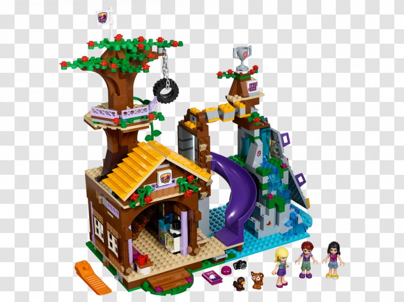 LEGO 41122 Friends Adventure Camp Tree House Toy Window Transparent PNG