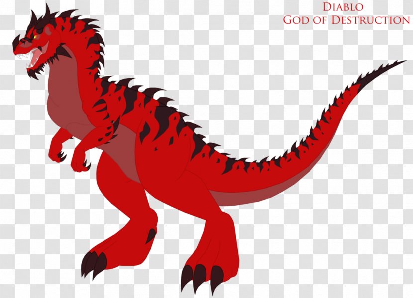 Diablo Primal Rage Tyrannosaurus Godzilla Baragon - Dinosaur - Destruction Transparent PNG