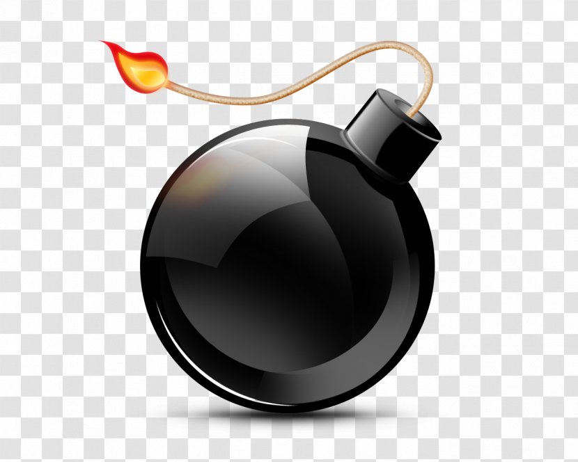 Bomb Cartoon Explosion Clip Art - Black Transparent PNG