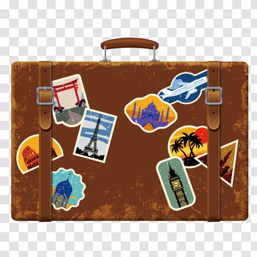 Suitcase Travel Baggage Illustration - Royaltyfree - Cartoon Transparent PNG