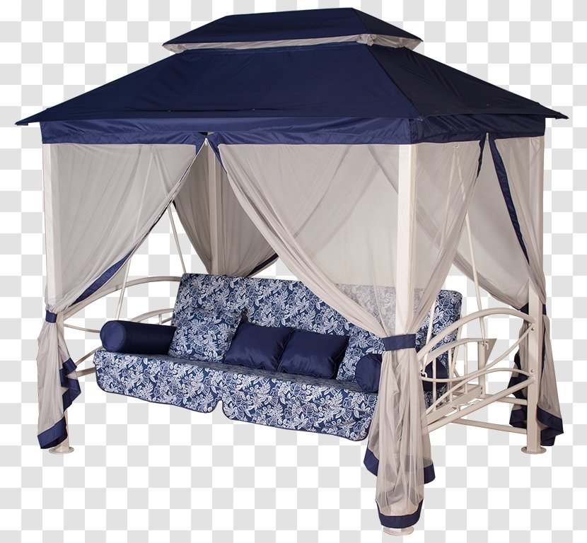 Gazebo Furniture Swing Bed Frame Canopy - Campsite Transparent PNG