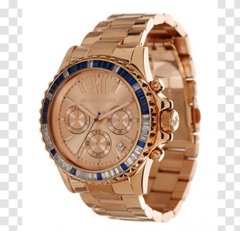 Gold Analog Watch Chronograph Strap - Colored Transparent PNG