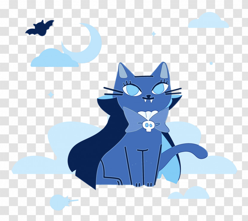 Cat Kitten Whiskers Cartoon Tail Transparent PNG