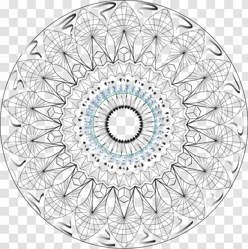 Circle Line Pattern - Area - Mandala Transparent PNG