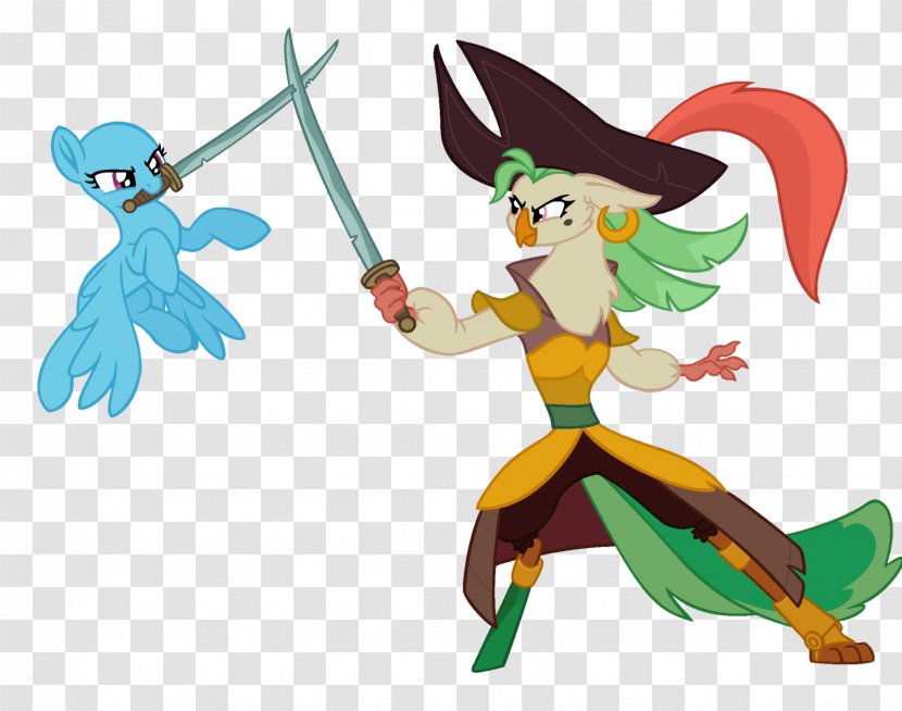 Art My Little Pony YouTube Them's Fightin' Herds - Friendship Is Magic - Pirate Parrot Transparent PNG
