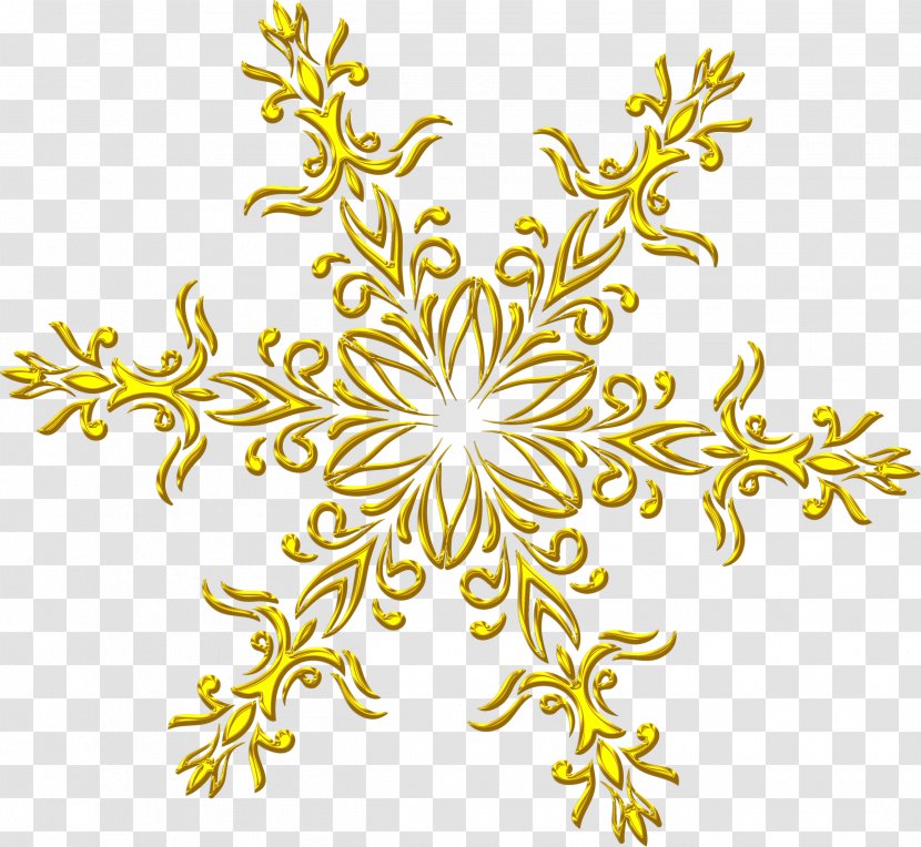 Line Art Clip - Snowflakes Transparent PNG