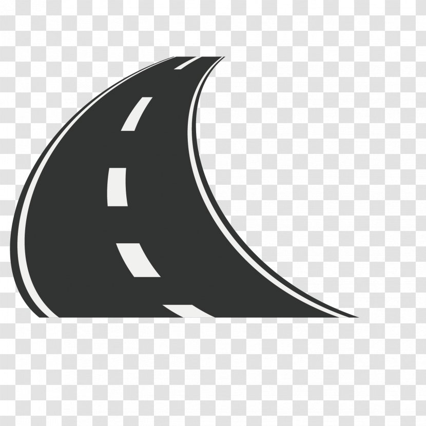 Road Download Asphalt - White - Bend The Transparent PNG