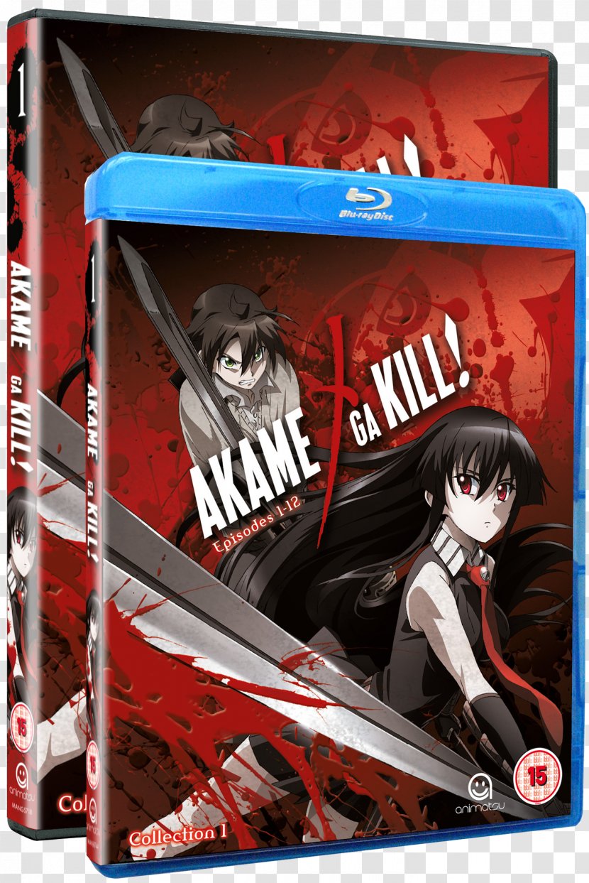 Akame Ga Kill! Blu-ray Disc DVD Sentai Filmworks Compact - Watercolor - Dvd Transparent PNG