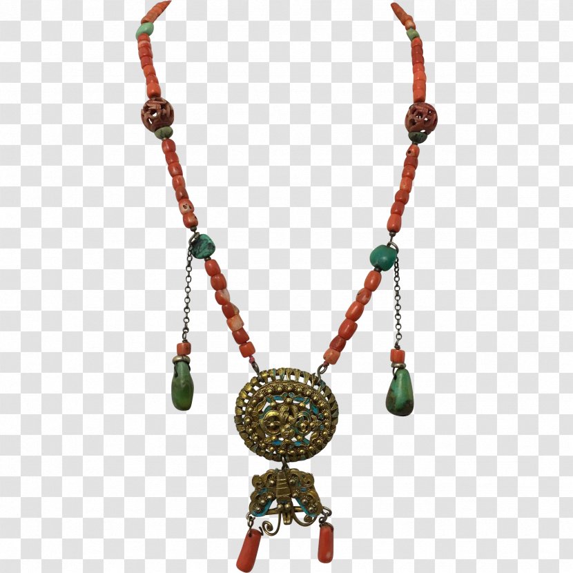 Locket Necklace Bead Turquoise - Pendant Transparent PNG