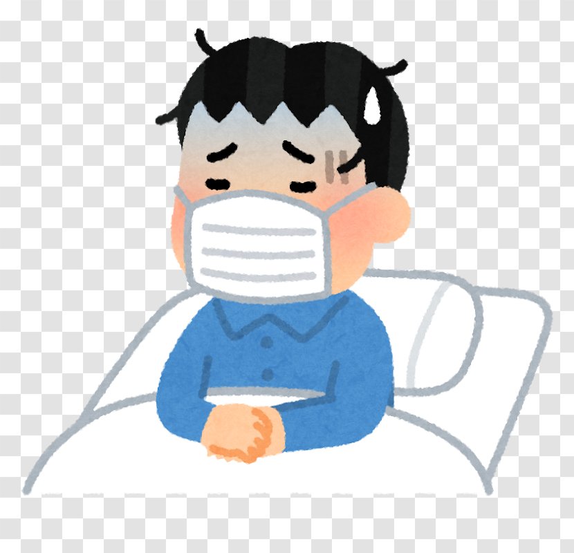 Illustrator いらすとや Chills Common Cold - Fictional Character - Sick Man Transparent PNG