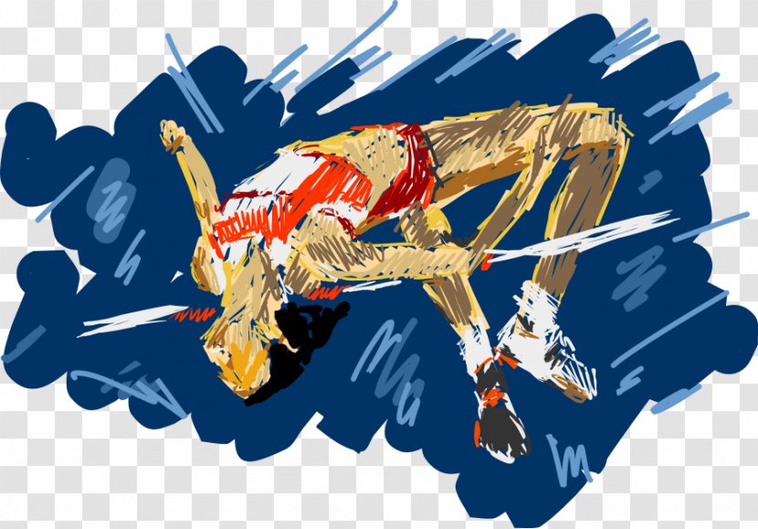 High Jump At The Olympics Jumping Track & Field Clip Art - Fictional Character - Photo Transparent PNG